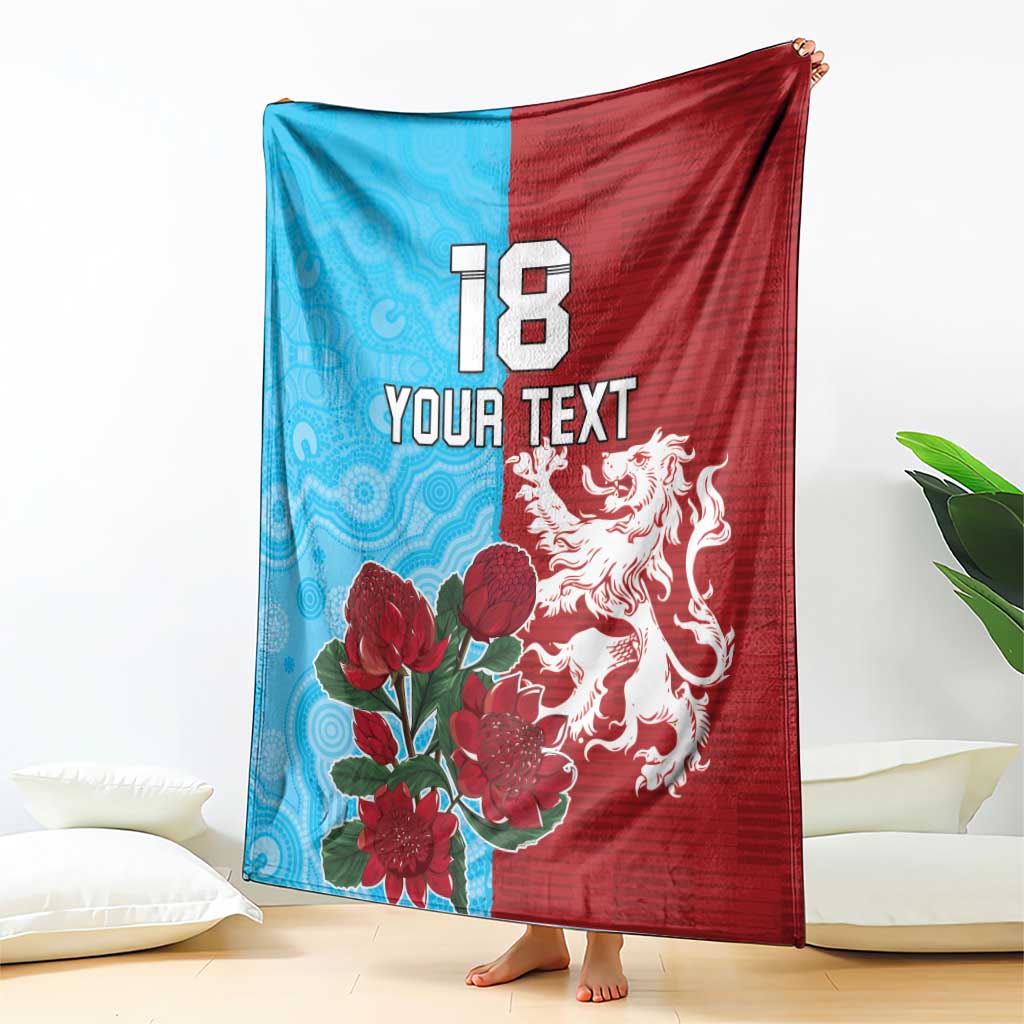 Custom British Lions Waratahs Blanket Unique Style - Aussie Hoodie