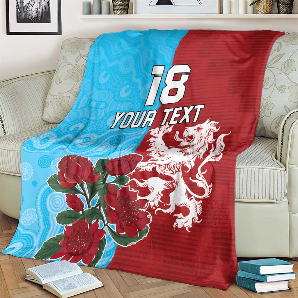 Custom British Lions Waratahs Blanket Unique Style - Aussie Hoodie