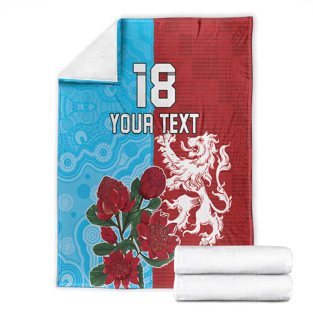 Custom British Lions Waratahs Blanket Unique Style - Aussie Hoodie