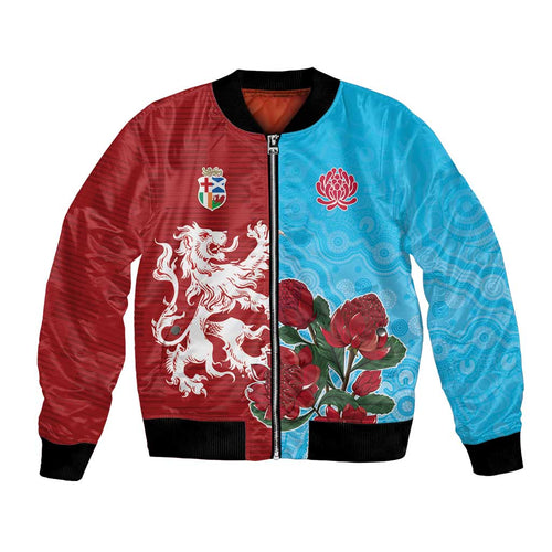 Custom British Lions Waratahs Bomber Jacket Unique Style - Aussie Hoodie