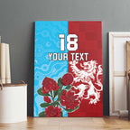Custom British Lions Waratahs Canvas Wall Art Unique Style - Aussie Hoodie