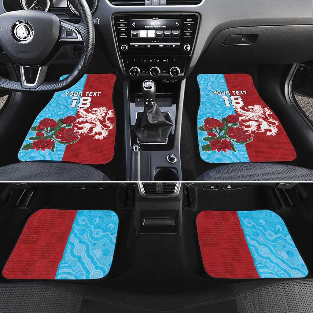 Custom British Lions Waratahs Car Mats Unique Style - Aussie Hoodie