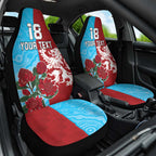 Custom British Lions Waratahs Car Seat Cover Unique Style - Aussie Hoodie