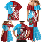 Custom British Lions Waratahs Family Matching Mermaid Dress and Hawaiian Shirt Unique Style - Aussie Hoodie