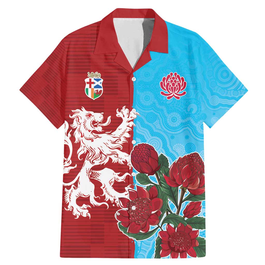 Custom British Lions Waratahs Family Matching Mermaid Dress and Hawaiian Shirt Unique Style - Aussie Hoodie