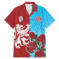 Custom British Lions Waratahs Family Matching Mermaid Dress and Hawaiian Shirt Unique Style - Aussie Hoodie