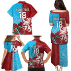 Custom British Lions Waratahs Family Matching Puletasi and Hawaiian Shirt Unique Style - Aussie Hoodie