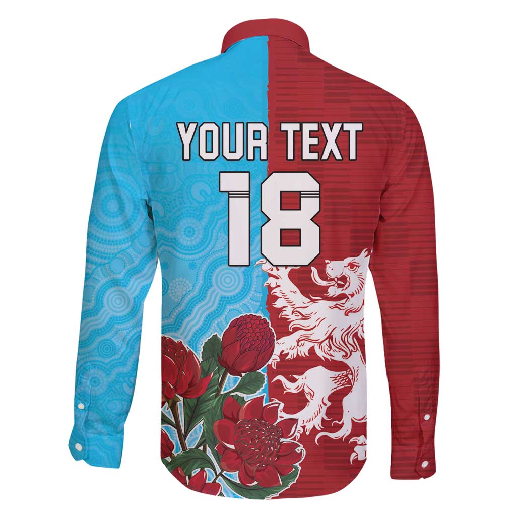 Custom British Lions Waratahs Family Matching Summer Maxi Dress and Hawaiian Shirt Unique Style - Aussie Hoodie