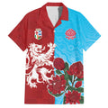 Custom British Lions Waratahs Family Matching Tank Maxi Dress and Hawaiian Shirt Unique Style - Aussie Hoodie