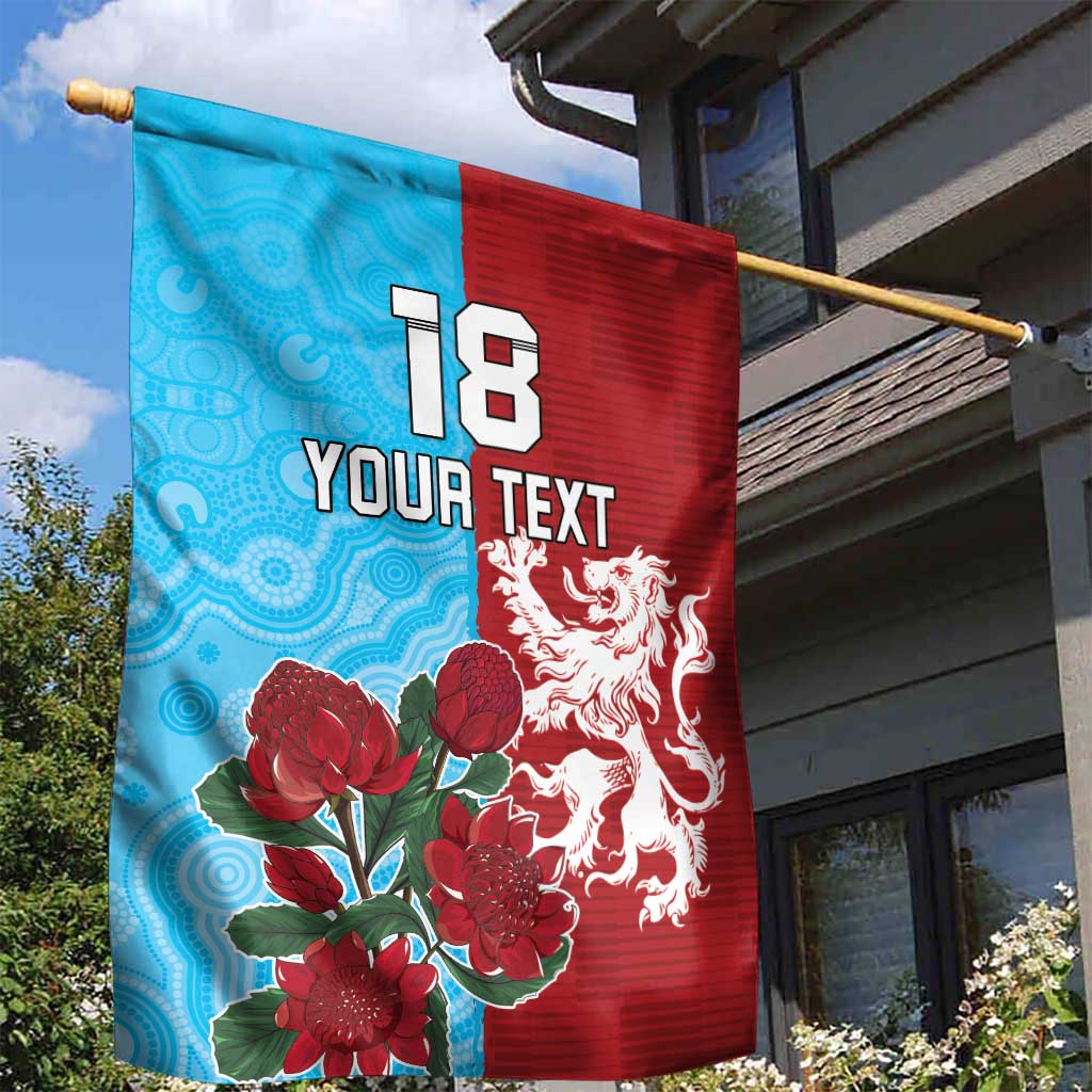 Custom British Lions Waratahs Garden Flag Unique Style - Aussie Hoodie