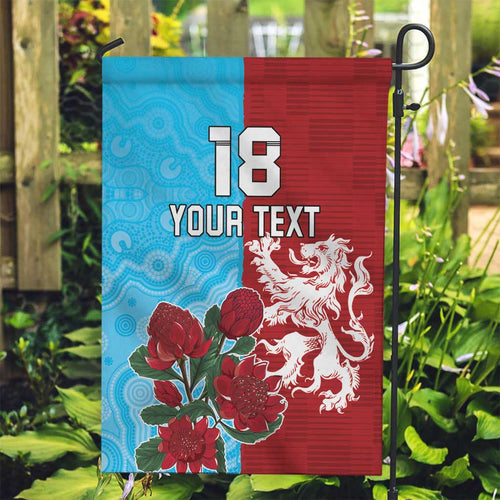 Custom British Lions Waratahs Garden Flag Unique Style - Aussie Hoodie