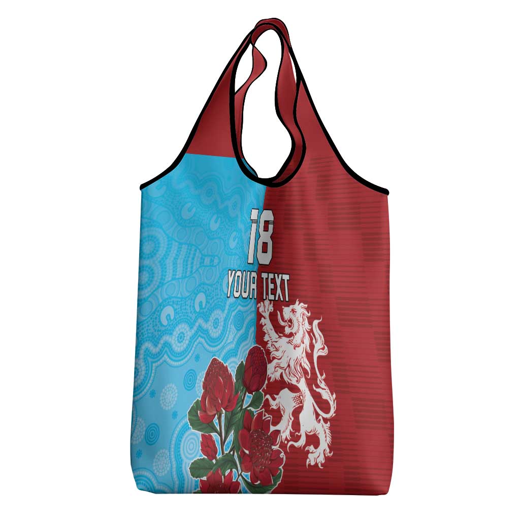 Custom British Lions Waratahs Grocery Bag Unique Style - Aussie Hoodie
