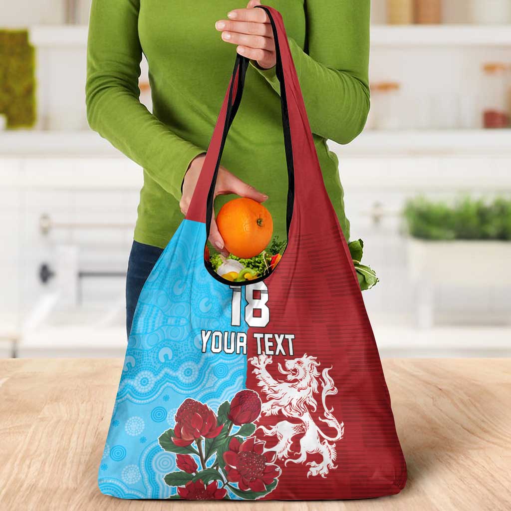 Custom British Lions Waratahs Grocery Bag Unique Style - Aussie Hoodie