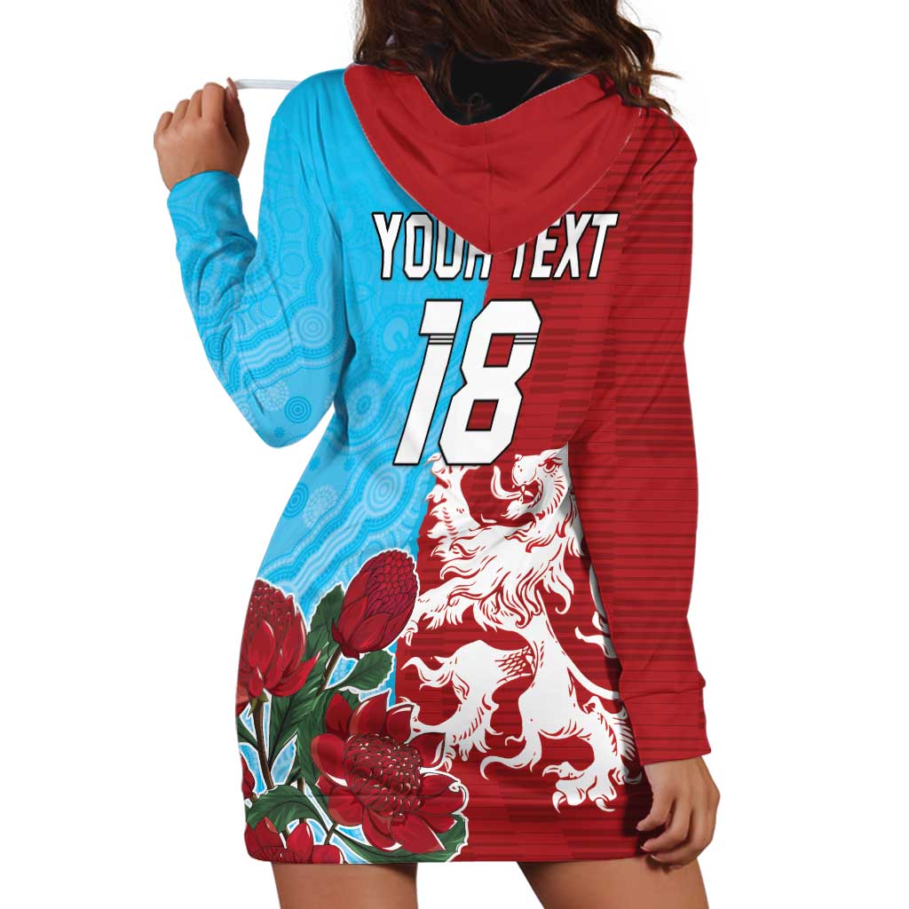 Custom British Lions Waratahs Hoodie Dress Unique Style - Aussie Hoodie