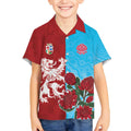Custom British Lions Waratahs Kid Hawaiian Shirt Unique Style - Aussie Hoodie