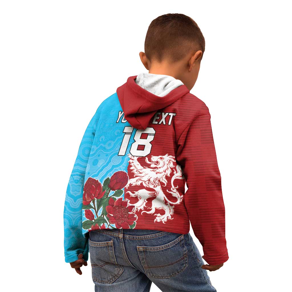 Custom British Lions Waratahs Kid Hoodie Unique Style - Aussie Hoodie