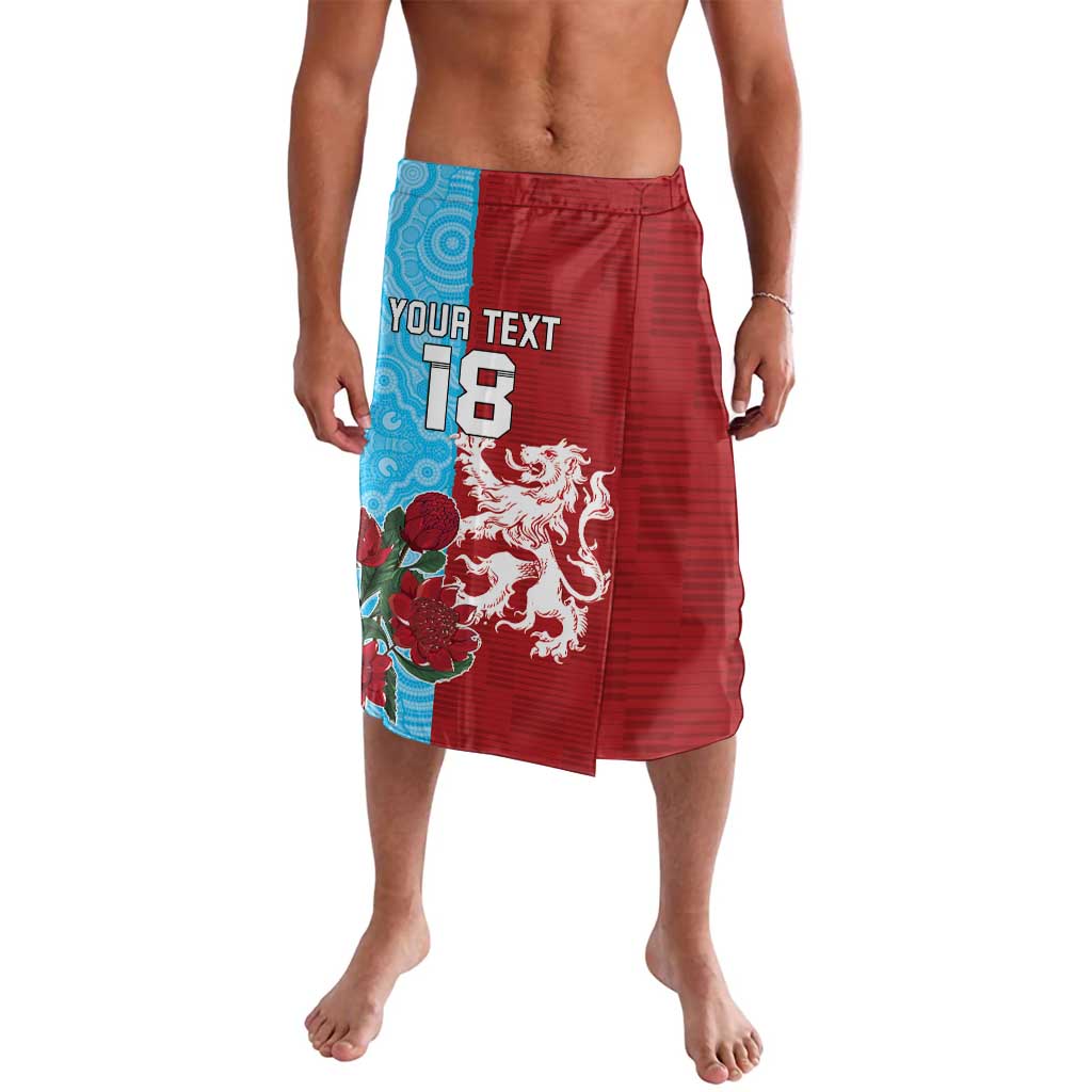 Custom British Lions Waratahs Lavalava Unique Style - Aussie Hoodie
