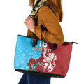 Custom British Lions Waratahs Leather Tote Bag Unique Style - Aussie Hoodie