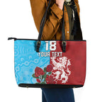 Custom British Lions Waratahs Leather Tote Bag Unique Style - Aussie Hoodie