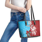 Custom British Lions Waratahs Leather Tote Bag Unique Style - Aussie Hoodie