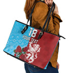 Custom British Lions Waratahs Leather Tote Bag Unique Style - Aussie Hoodie