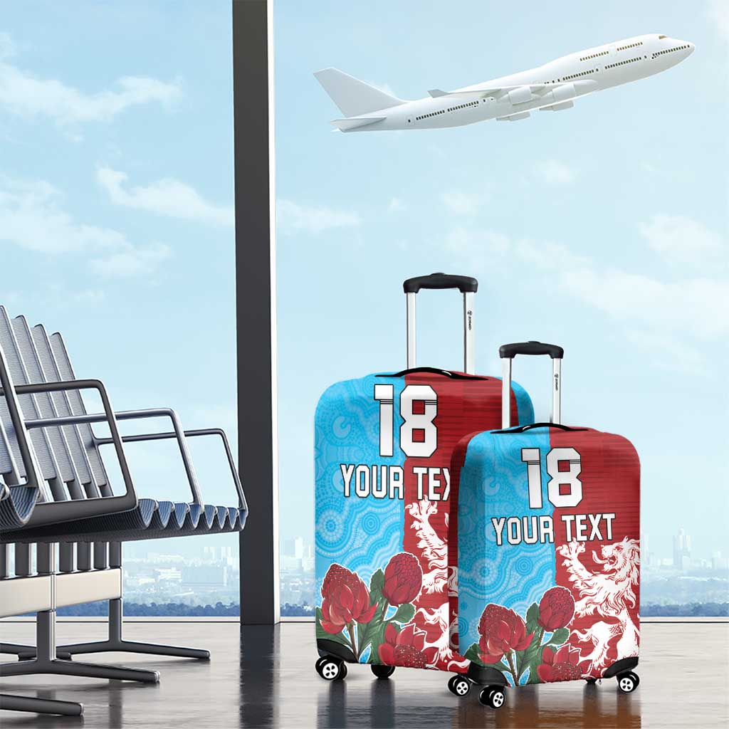 Custom British Lions Waratahs Luggage Cover Unique Style - Aussie Hoodie