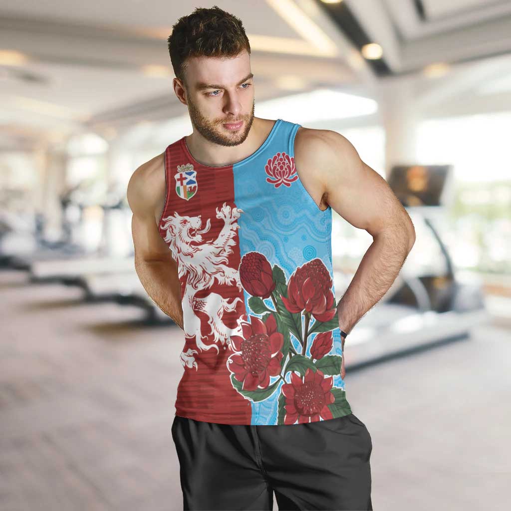 Custom British Lions Waratahs Men Tank Top Unique Style - Aussie Hoodie