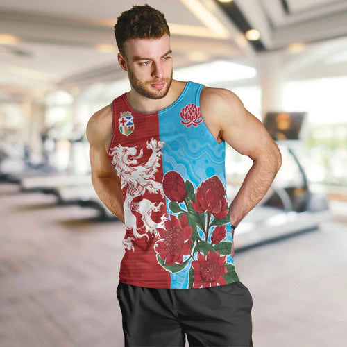 Custom British Lions Waratahs Men Tank Top Unique Style - Aussie Hoodie