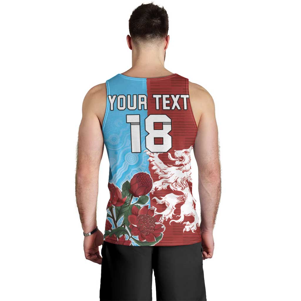Custom British Lions Waratahs Men Tank Top Unique Style - Aussie Hoodie