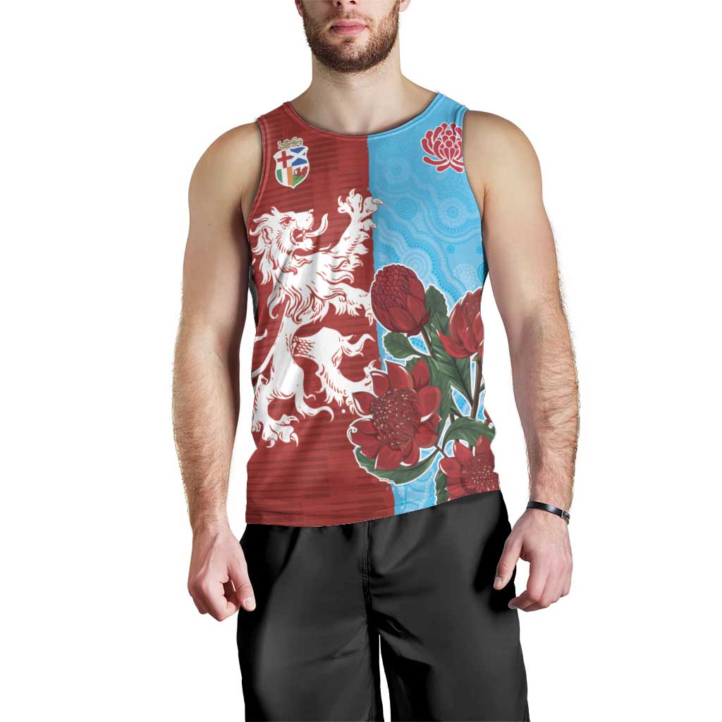 Custom British Lions Waratahs Men Tank Top Unique Style - Aussie Hoodie