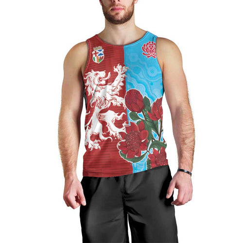 Custom British Lions Waratahs Men Tank Top Unique Style - Aussie Hoodie