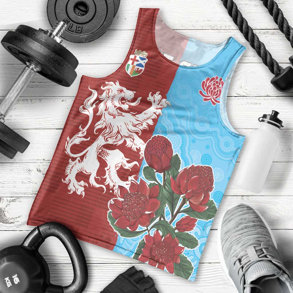 Custom British Lions Waratahs Men Tank Top Unique Style - Aussie Hoodie