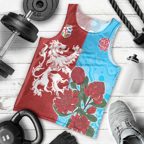 Custom British Lions Waratahs Men Tank Top Unique Style - Aussie Hoodie