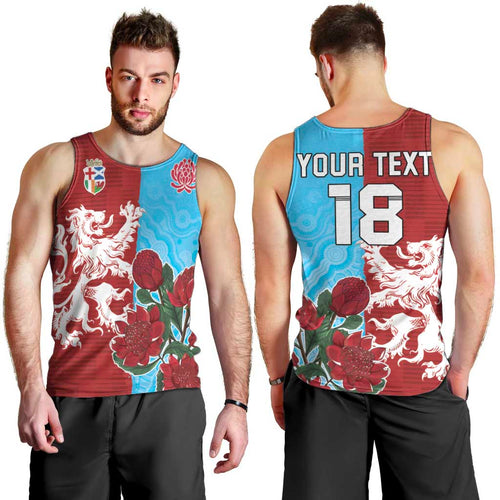 Custom British Lions Waratahs Men Tank Top Unique Style - Aussie Hoodie