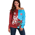 Custom British Lions Waratahs Off Shoulder Sweater Unique Style - Aussie Hoodie