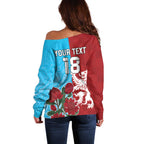 Custom British Lions Waratahs Off Shoulder Sweater Unique Style - Aussie Hoodie