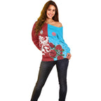 Custom British Lions Waratahs Off Shoulder Sweater Unique Style - Aussie Hoodie