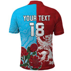 Custom British Lions Waratahs Polo Shirt Unique Style - Aussie Hoodie