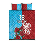 Custom British Lions Waratahs Quilt Bed Set Unique Style - Aussie Hoodie