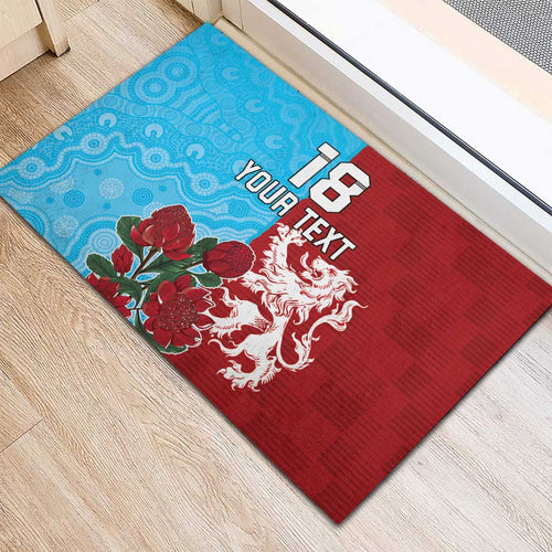 Custom British Lions Waratahs Rubber Doormat Unique Style - Aussie Hoodie