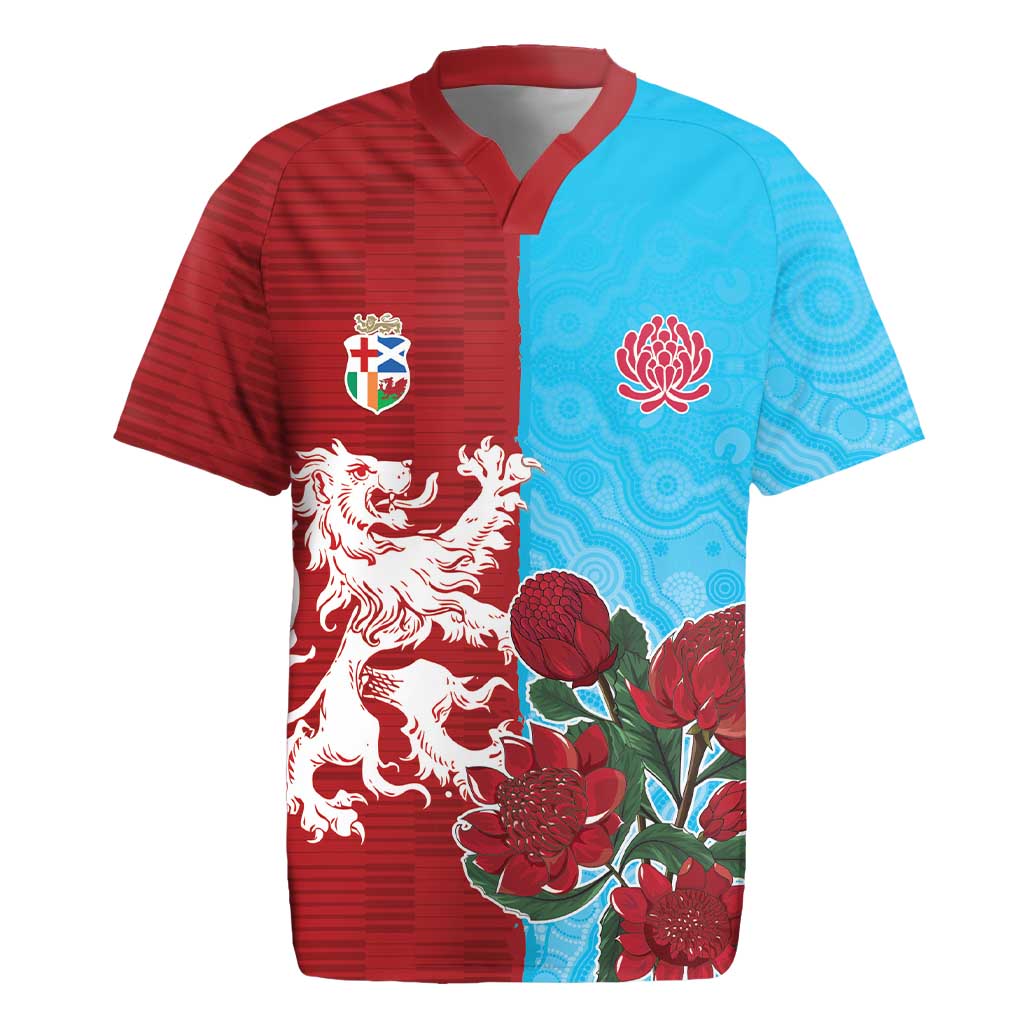 Custom British Lions Waratahs Rugby Jersey Unique Style - Aussie Hoodie