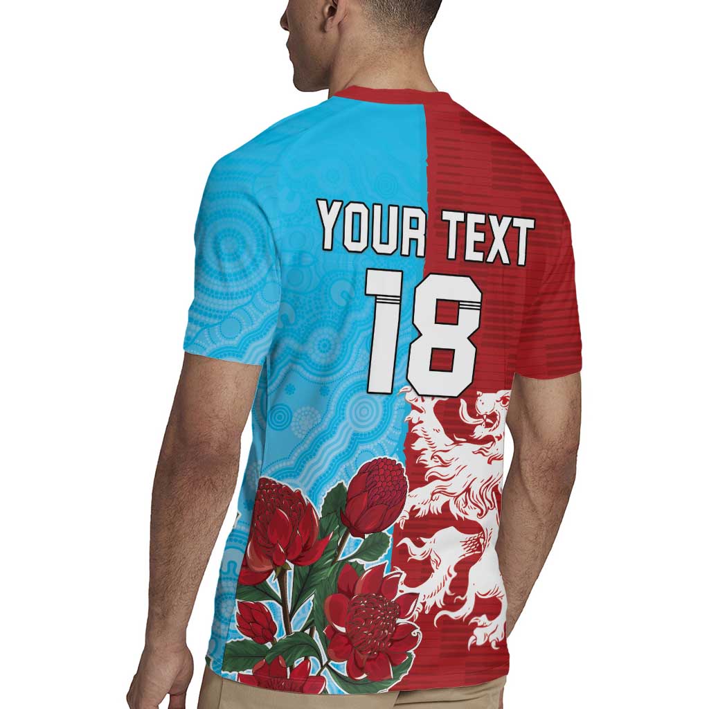 Custom British Lions Waratahs Rugby Jersey Unique Style - Aussie Hoodie