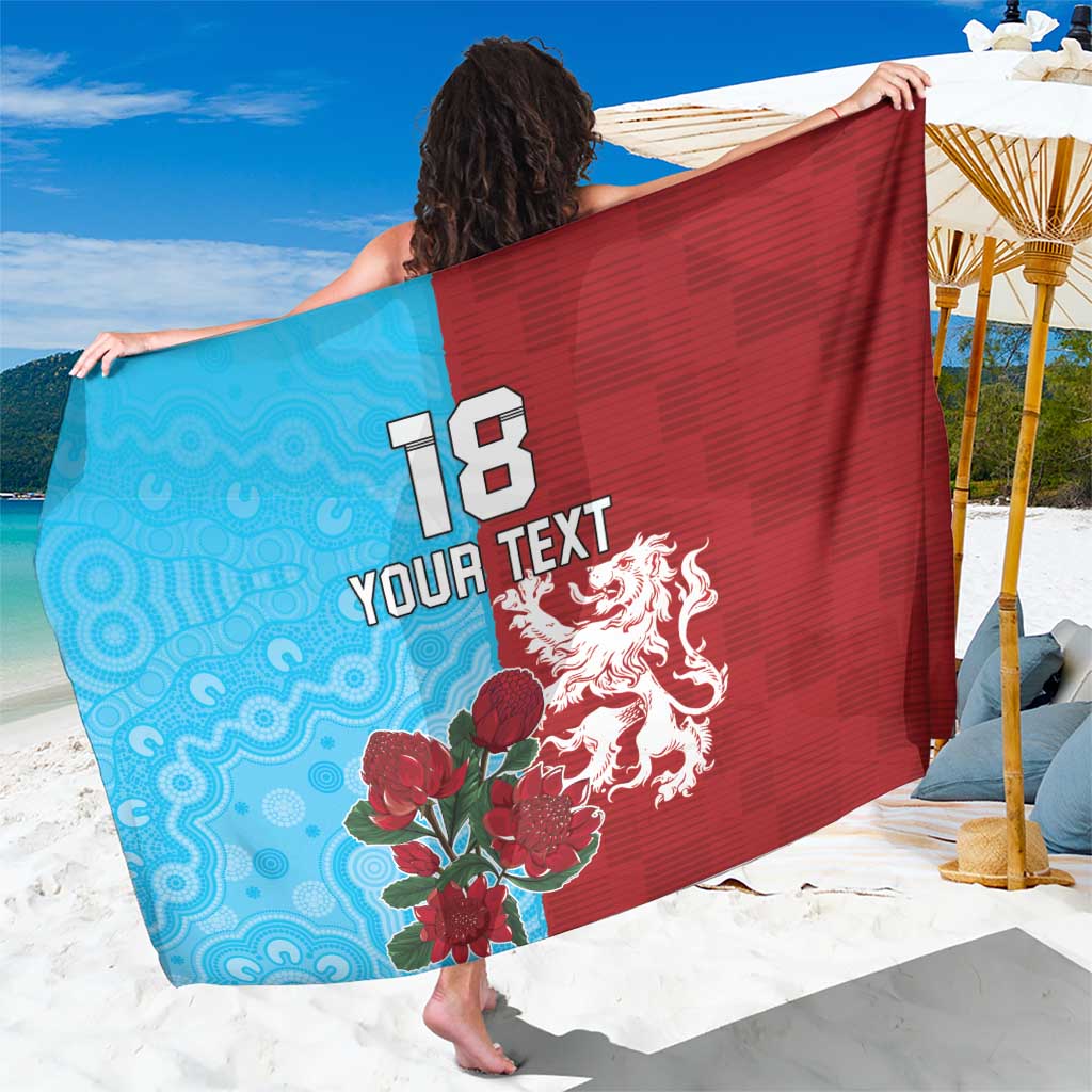 Custom British Lions Waratahs Sarong Unique Style - Aussie Hoodie