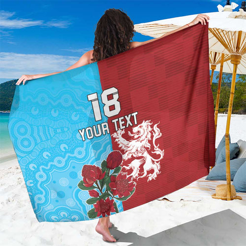Custom British Lions Waratahs Sarong Unique Style - Aussie Hoodie