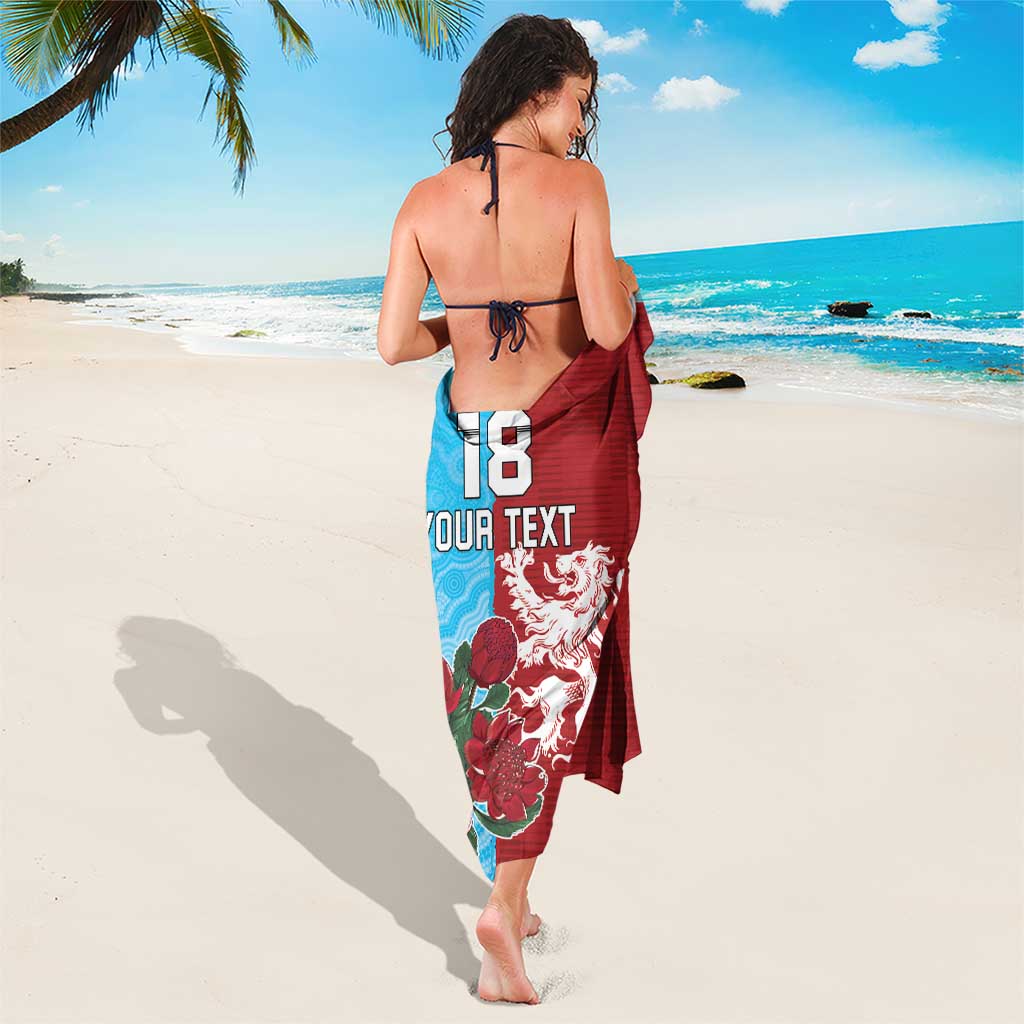 Custom British Lions Waratahs Sarong Unique Style - Aussie Hoodie