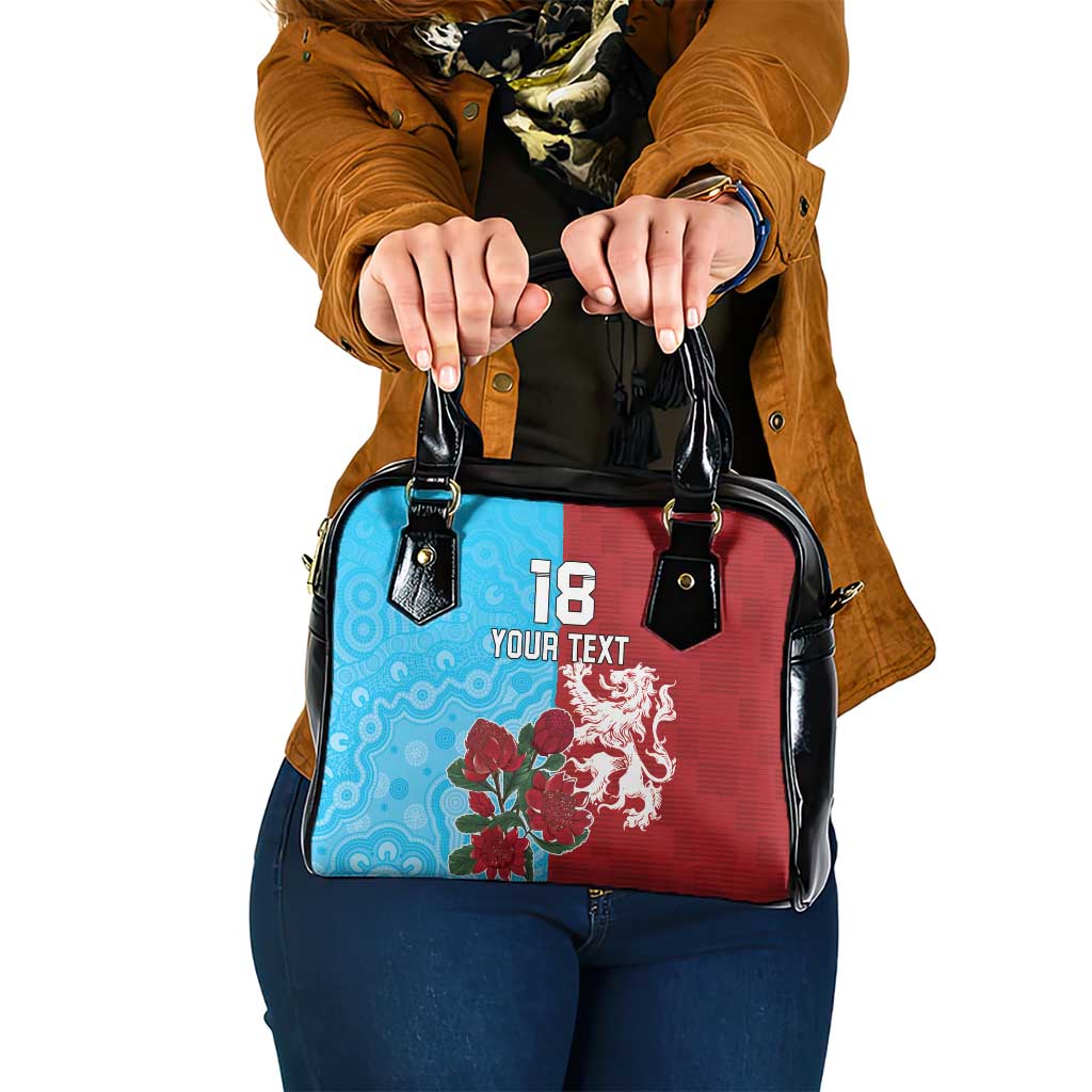Custom British Lions Waratahs Shoulder Handbag Unique Style - Aussie Hoodie