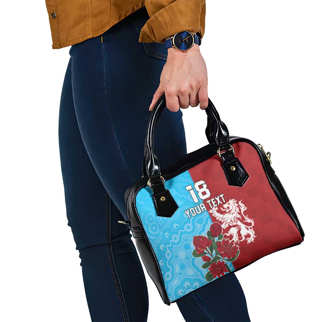 Custom British Lions Waratahs Shoulder Handbag Unique Style - Aussie Hoodie