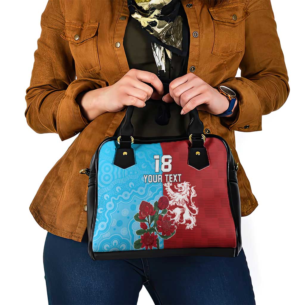 Custom British Lions Waratahs Shoulder Handbag Unique Style - Aussie Hoodie