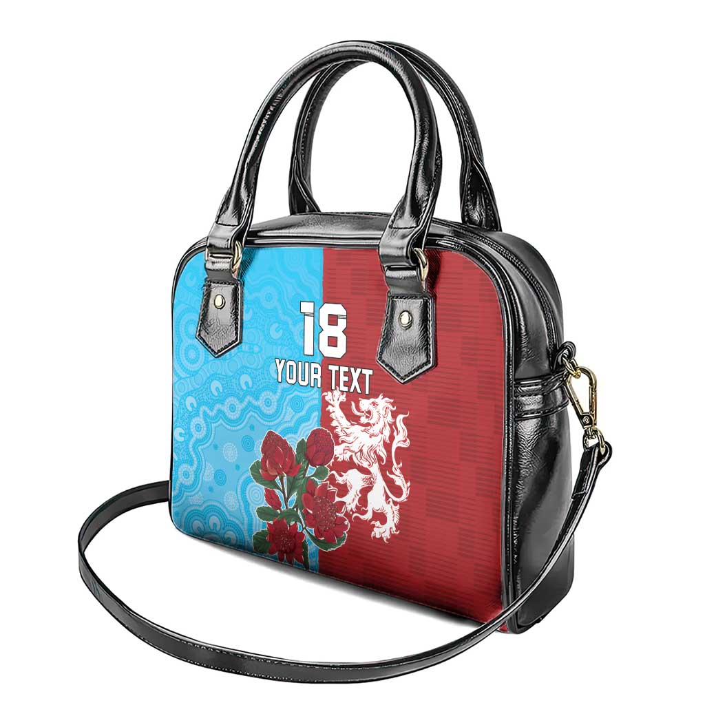 Custom British Lions Waratahs Shoulder Handbag Unique Style - Aussie Hoodie