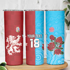Custom British Lions Waratahs Skinny Tumbler Unique Style - Aussie Hoodie
